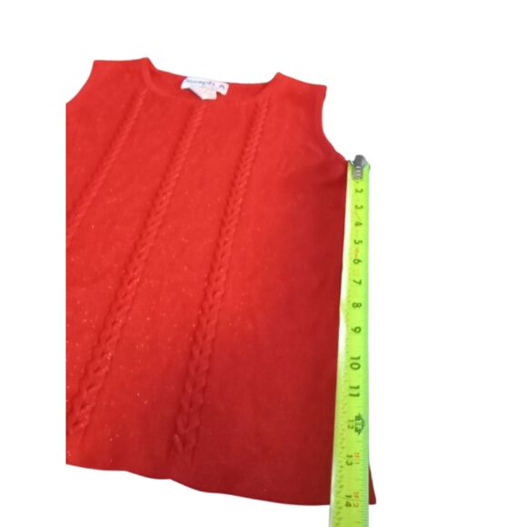 Joseph A. Qu'est-est Silk Women's Size Large sparkly Silk Top with Sweater - Picture 5 of 8